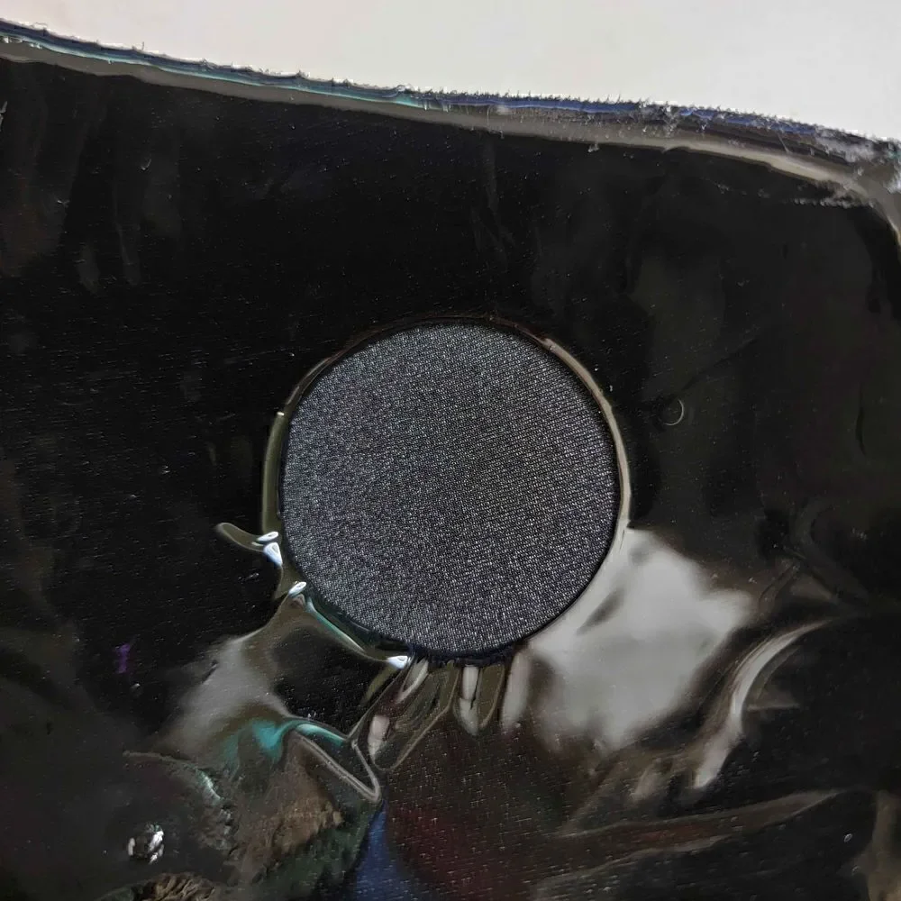 Self Adhesive Bra B Cup Backless Winged Goddess Black